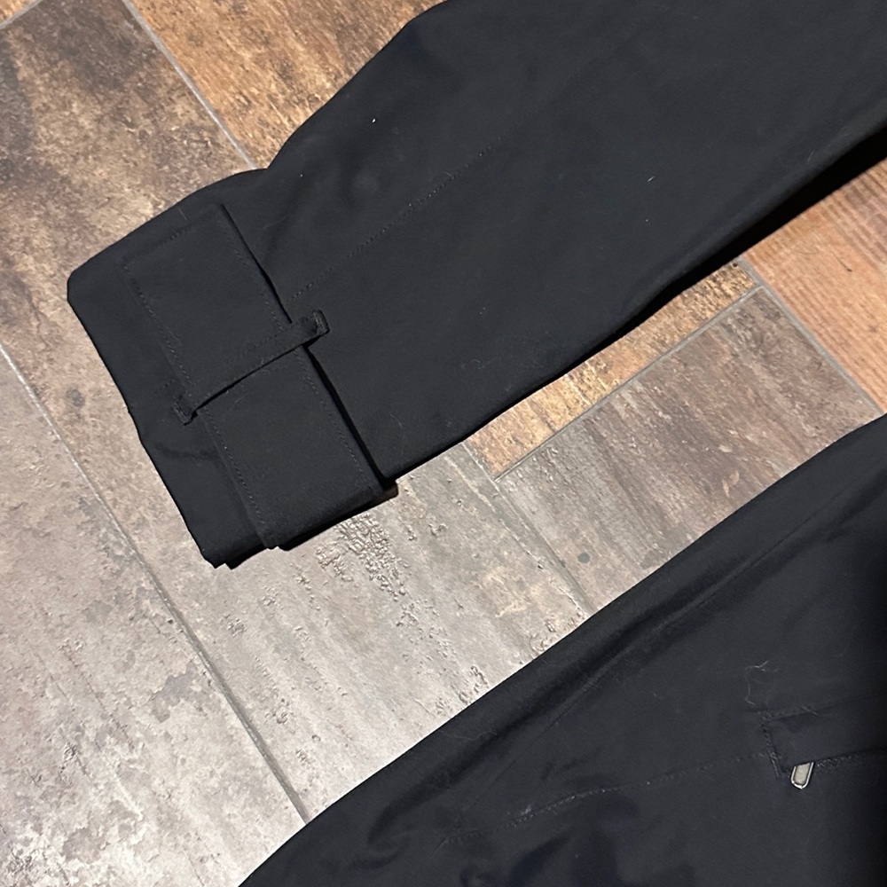 Patagonia Women's Black Trench Coat Winter Jacket Sz L - Picture 3 of 6